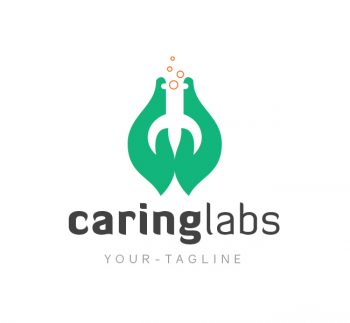 Caring Lab Logo & Business Card Template
