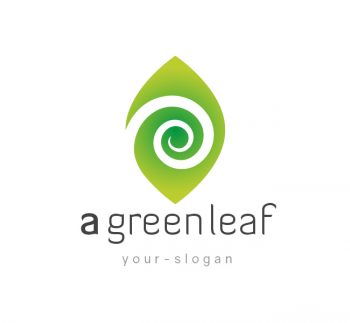 Green Leaf Logo & Business Card Template