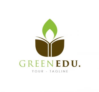 Green Education Logo & Business Card Template