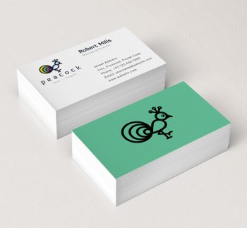 Peacock-Business-Card-Mockup