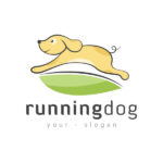 Running-Dog-Logo-Template