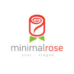 Minimal-Red-Rose-Logo-Template