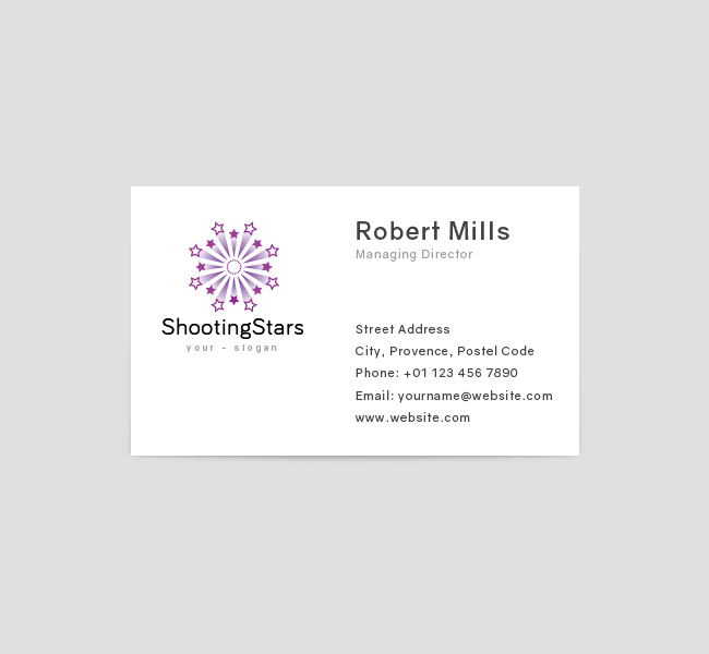 Shooting-Stars-Business-Card-Template-Front