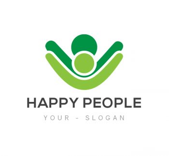 Happy People Logo & Business Card Template