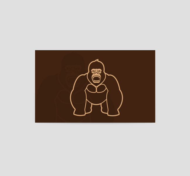 Gorilla-Logo-Business-Card-Template-Back