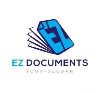 EZ Documents Logo & Business Card Template