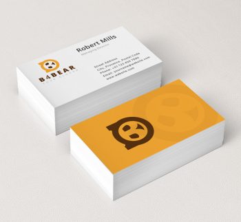 B-with-Bear-Face-Business-Card-Mockup