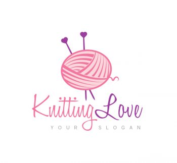 Knitting Love Logo & Business Card Template