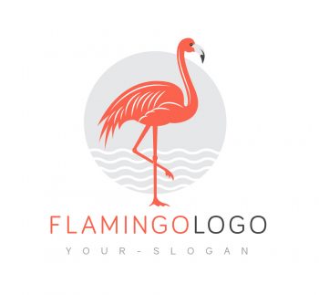 Flamingo Logo & Business Card Template