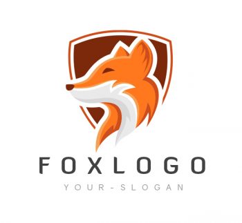 Fox Shield Logo & Business Card Template