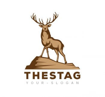The Stag Logo & Business Card Template