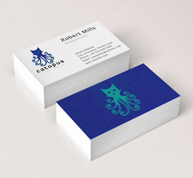 Octopus-Business-Card-Mockup