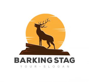 Barking Stag Logo & Business Card Template