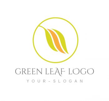 Green Leaf Logo & Business Card Template
