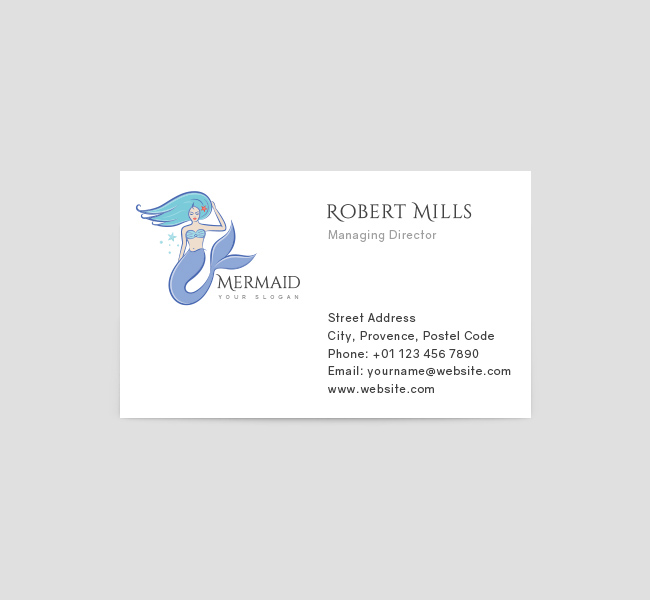 Blue-Mermaid-Business-Card-Template-Front