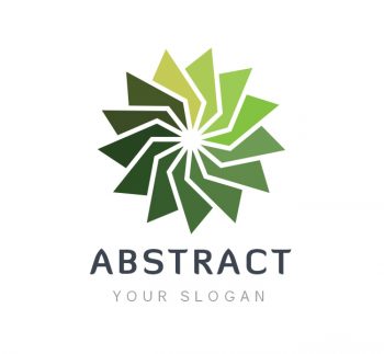 Abstract Flower Logo & Business Card Template