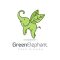 Flying-Green-Elephant-Logo