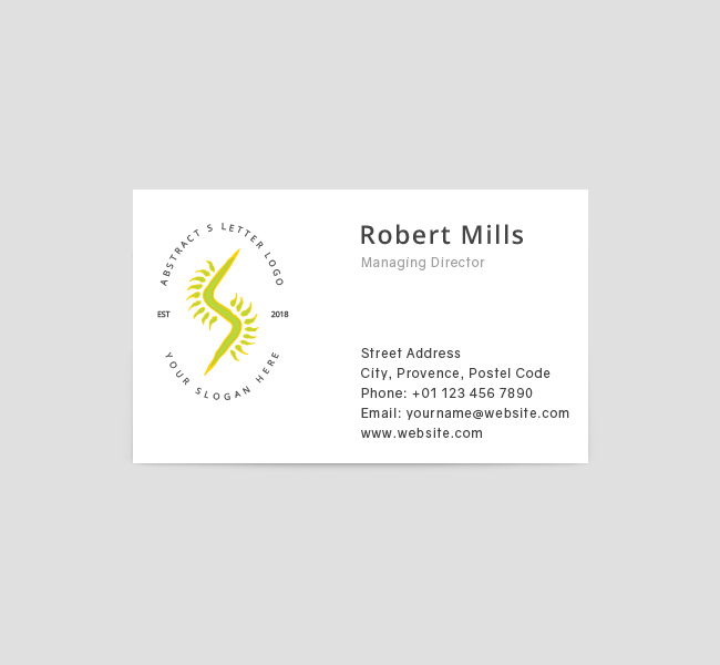 Abstract-Letter-S-Business-Card-Template-Front