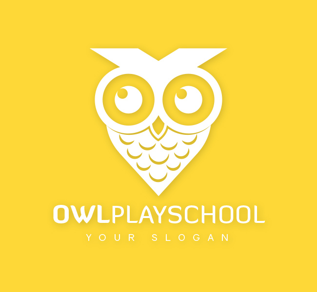 Pre-Designed-Logo-Owl-Play-School