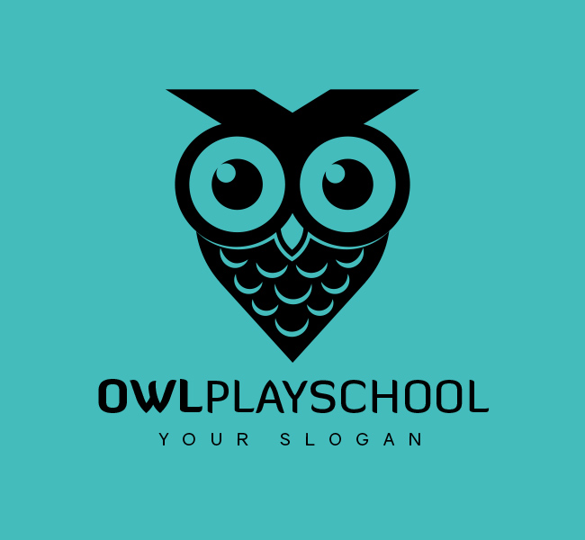 Stock-Logo-Owl-Play-School