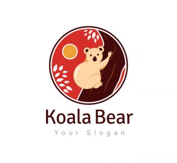 Koala Bear Logo & Business Card Template