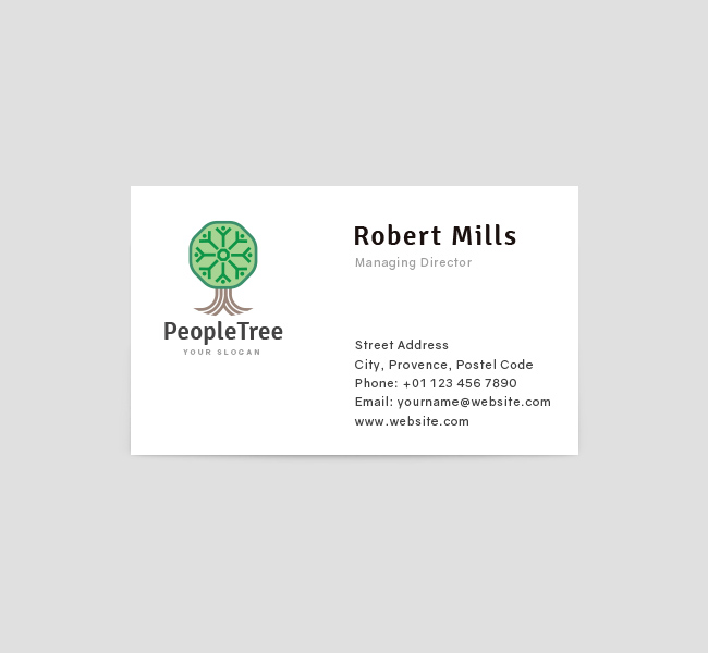 People-Tree-Business-Card-Template-Front