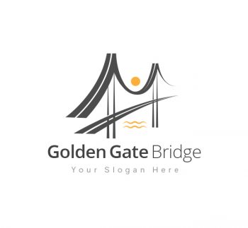 Golden Gate Logo & Business Card Template