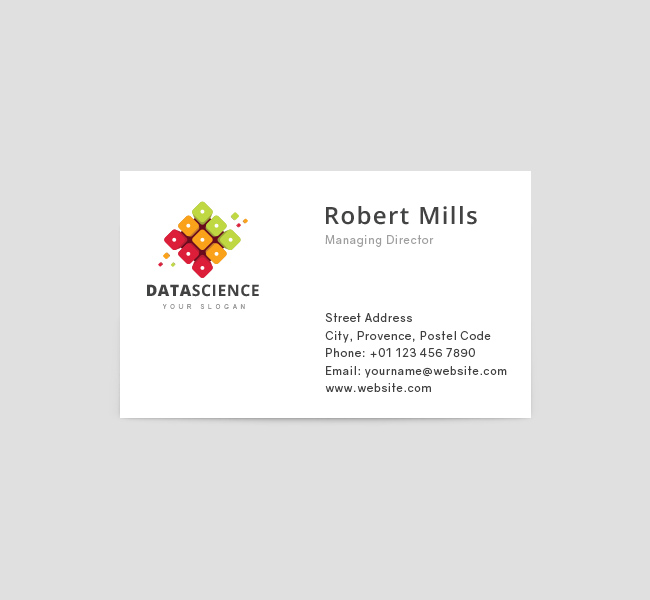 Rubix-Cube-Data-Science-Business-Card-Template-Front