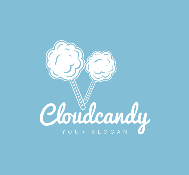 Cloud-Candy-Pre-Designed-Logo