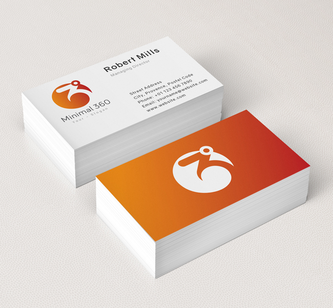 Minimal-360-Business-Card-Mockup