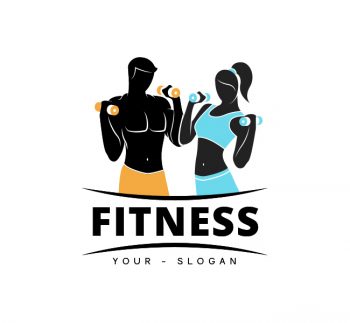 Fitness Gym Logo & Business Card Template