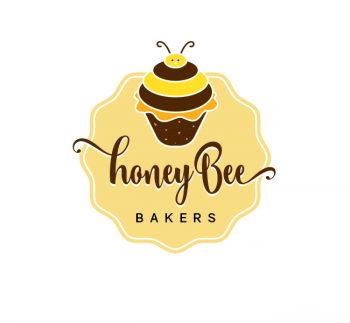 Honey Bee Bakery Logo & Business Card Template