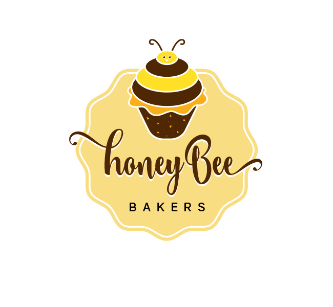 Honey Bee Bakery Logo &amp; Business Card Template The