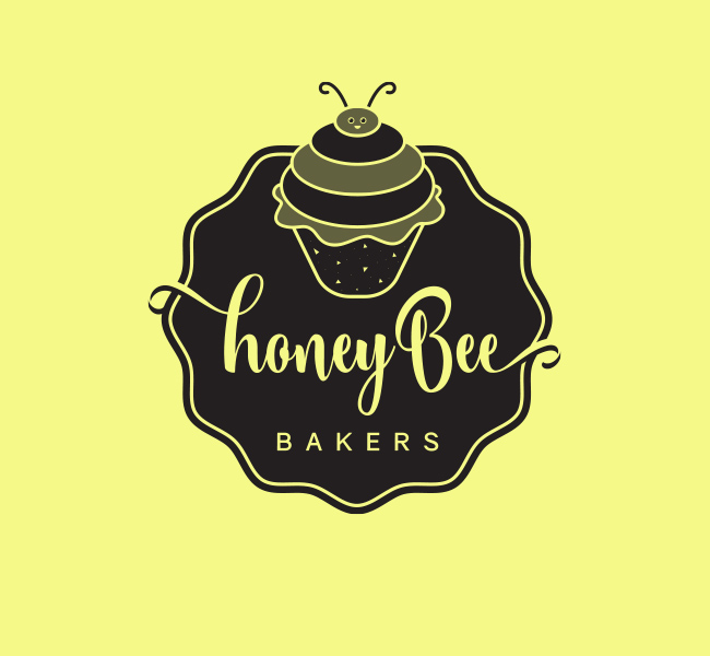 Honey-Bee-Bakery-Stock-Logo