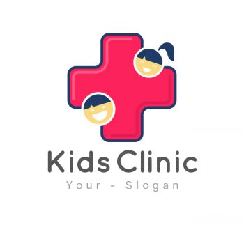 Kids Clinic Logo & Business Card Template