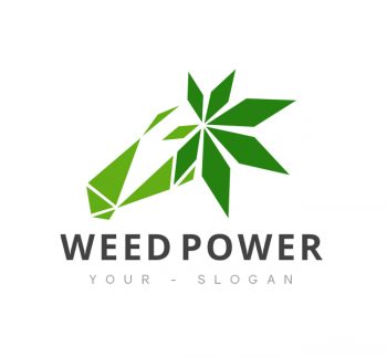 Weed Power Logo & Business Card Template
