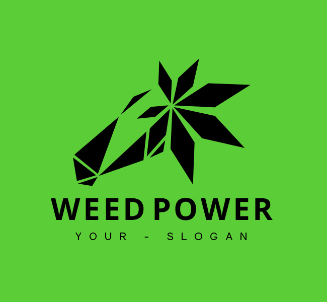 Weed-Power-Stock-Logo