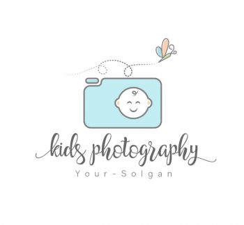 Kids Photography Logo & Business Card Template