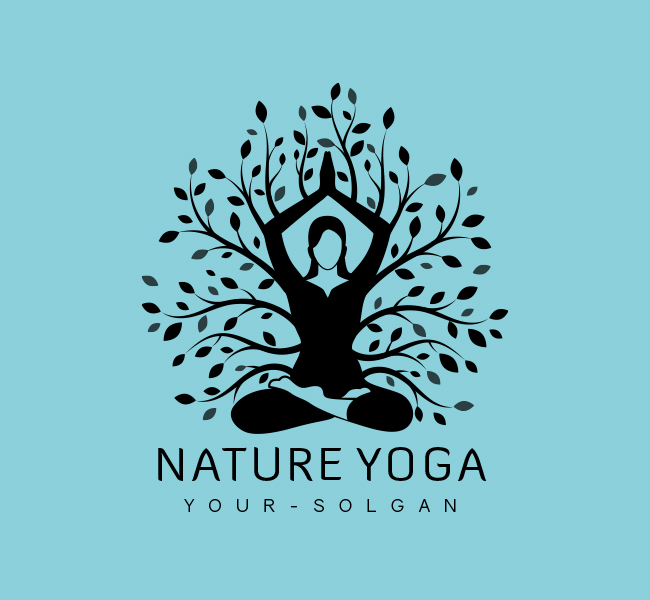 Nature-Yoga-Stock-Logo