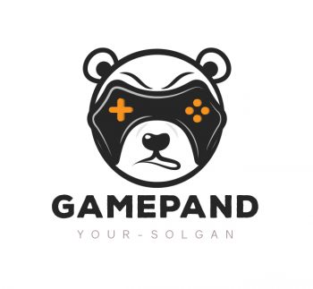 Game Panda Logo & Business Card Template