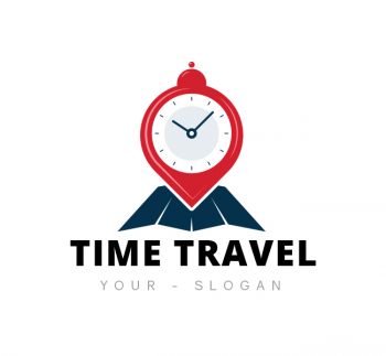 Time Travel Logo & Business Card Template