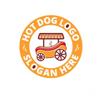 Hot Dog Logo & Business Card Template