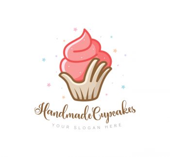 Handmade Cupcake Logo & Business Card Template