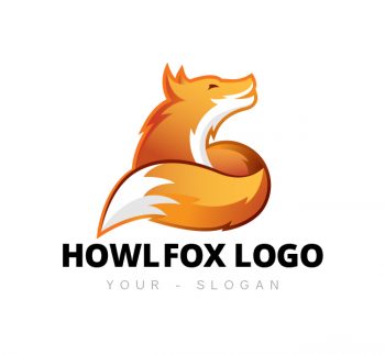 Howling Fox Logo & Business Card Template