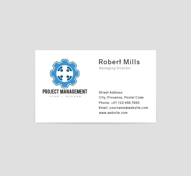 Project-management-Business-Card-Template-Front