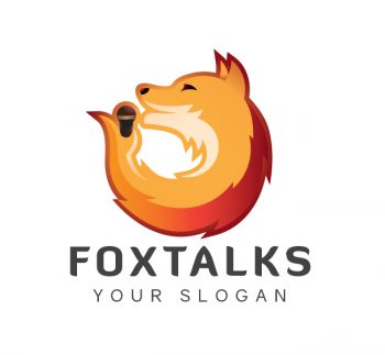 Fox Talk Logo & Business Card Template