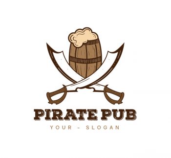 Pirate Pub Logo & Business Card Template
