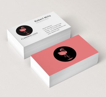 Flamingo-Business-Card-Mockup