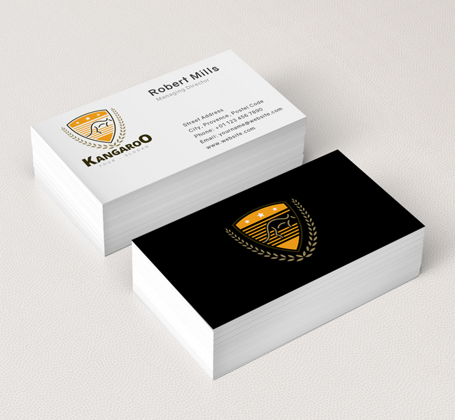 Kangaroo-Sports-Business-Card-Mockup