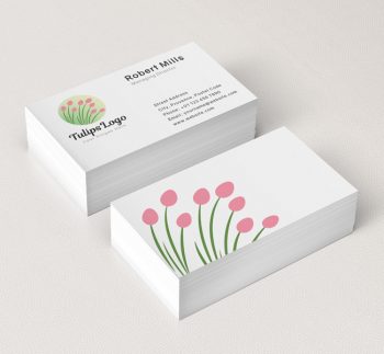 Tulips-Business-Card-Mockup